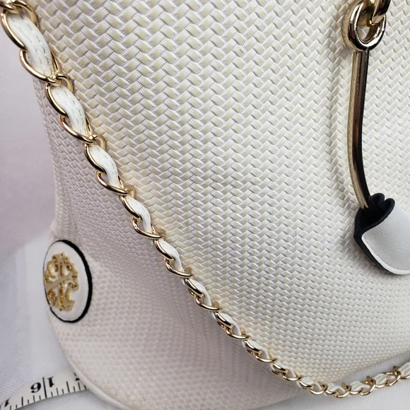 Christian Lacroix Tote White Faux Leather.Pe..ctop - Picture 11 of 11